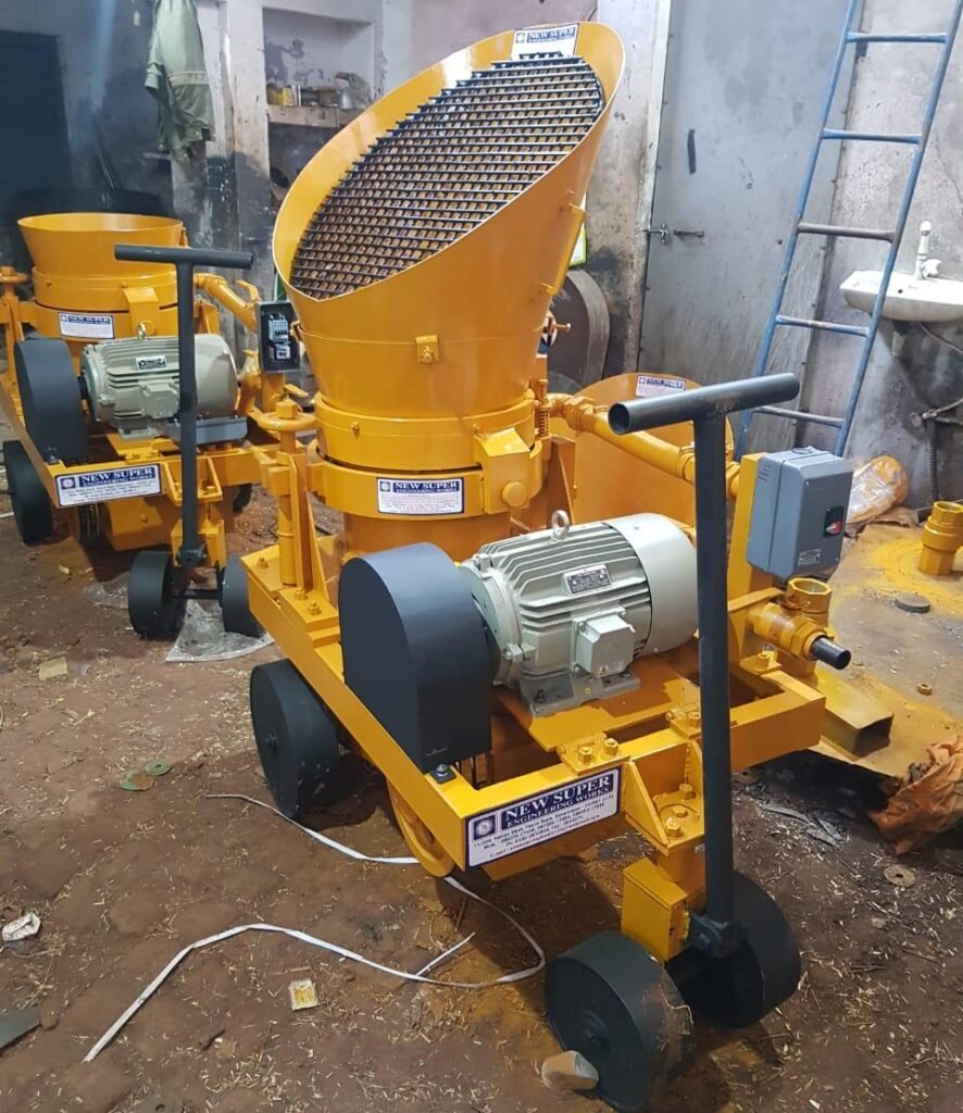 Dry shorcrete machine