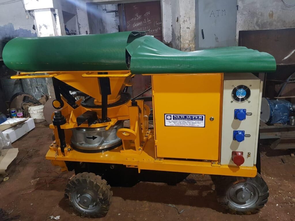 Wet shortcrete machine
